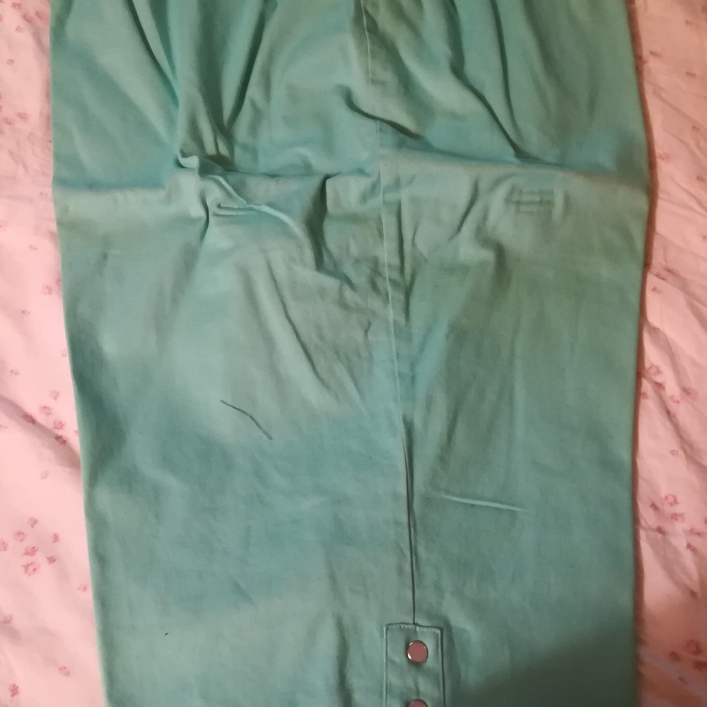 🎈Clearance! Adorable mint Capris!